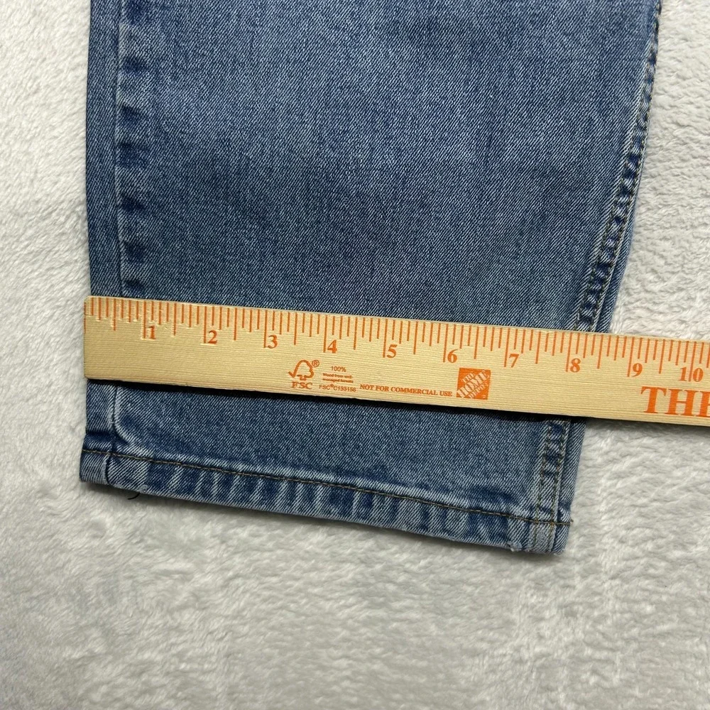 Levi's 550 Jeans Men Blue Denim Pockets Classic Straight Zip Fly 35X29.5 - Flaws